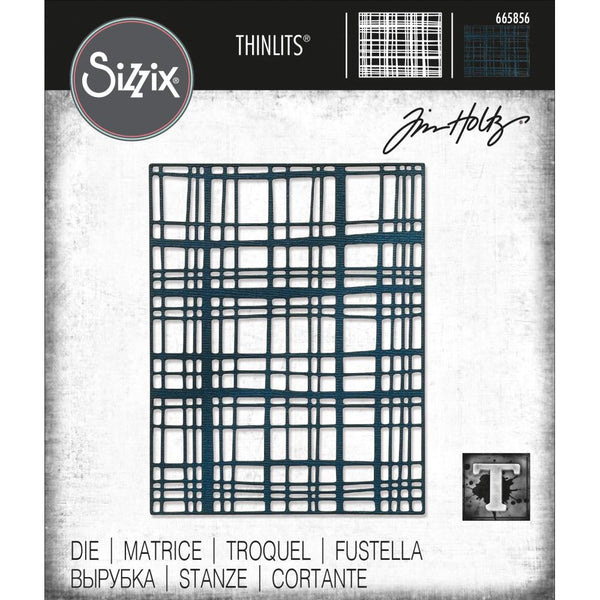 Simple Plaid ... Thinlits - Die Cutting Templates by Tim Holtz and Sizzix (no. 665856). 