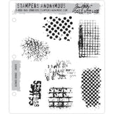 Tim Holtz Cling Stamps - Ultimate Grunge