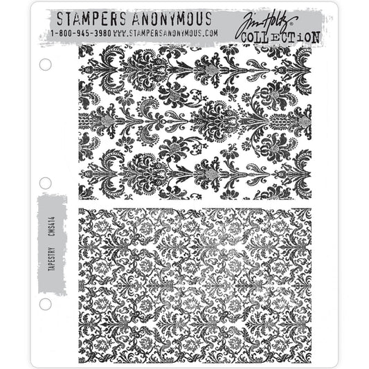 Tim Holtz Cling Stamps - Tapestry